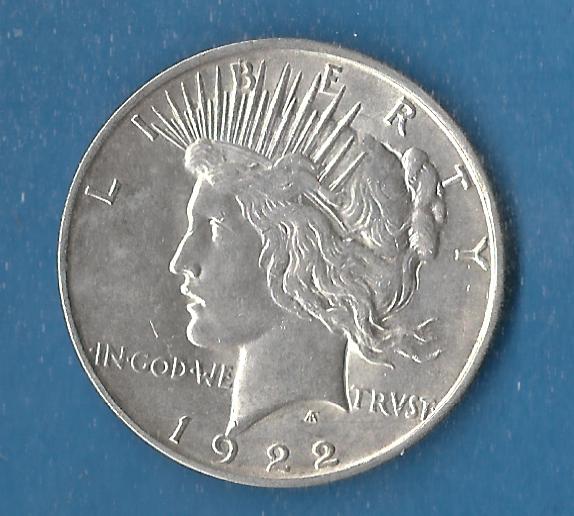  USA Peace Dollar 1922 Münzenankauf Koblenz Frank Maurer AG231   