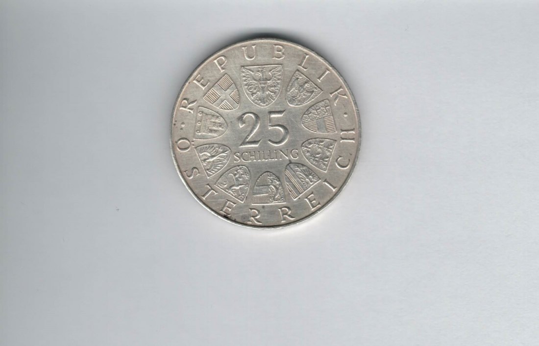  25 Schilling 1972 Carl Michael Ziehrer silber Gedenkmünze Österreich 2.Rep Spittalgold9800 (04588/18   