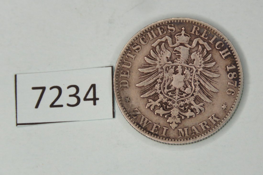  7234 Bayern 1876 - 2 Mark   