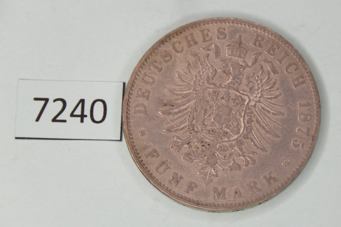  7240 Baden 1875 - 5 Mark   