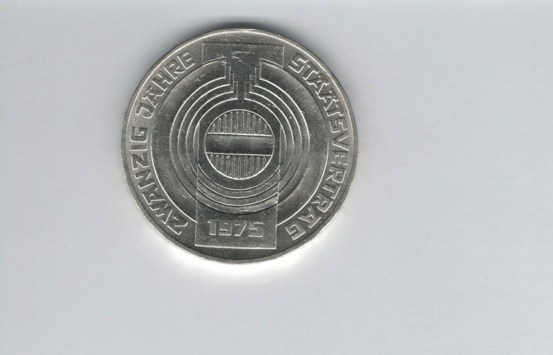  100 Schilling 1975 20 Jahre Staatsvertrag silber Österreich 2. Republik (01914/3)   