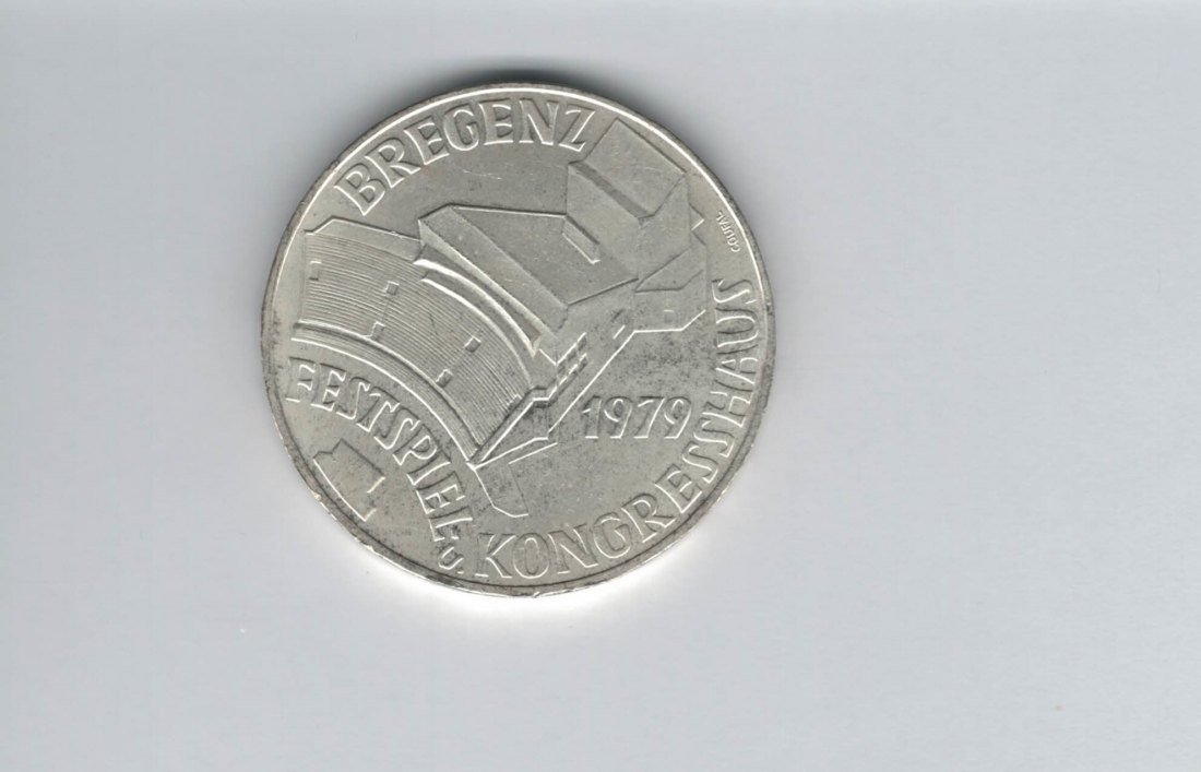  100 Schilling 1979 Festspiel Bregenz silber Österreich 2.Rep (01914/24)   