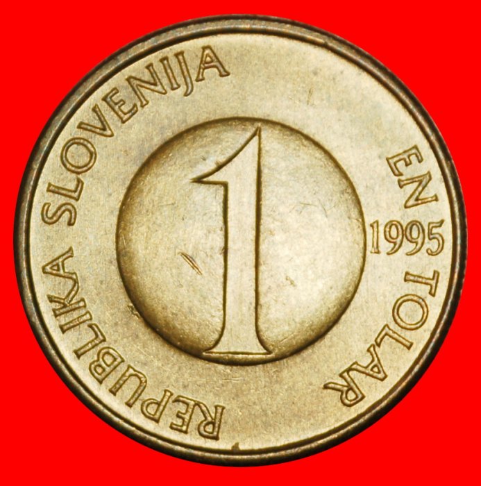  Ⰶ HUNGARY AND SLOVAKIA (1992-2006): YUGOSLAVIA SLOVENIA ★ 1 TOLAR 1995 FISH!★LOW START★ NO RESERVE!   