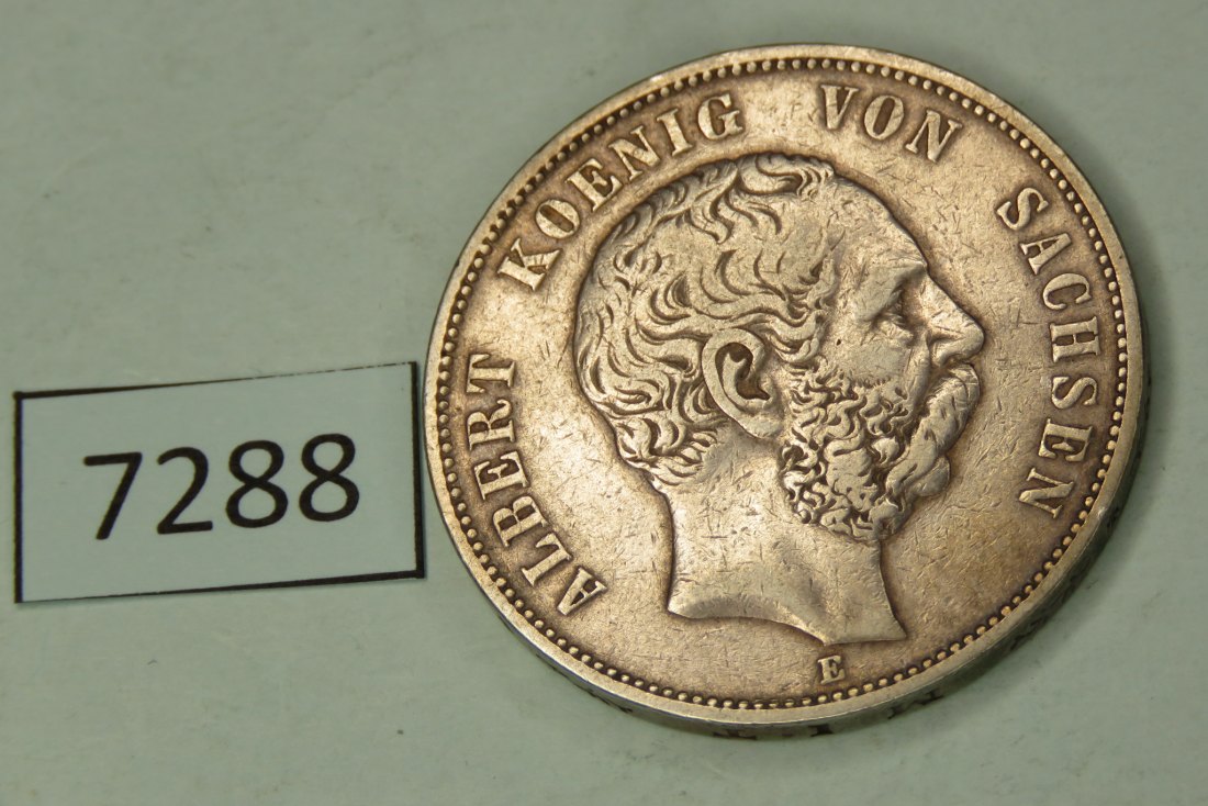  7288 Sachsen  1875 - 5 Mark   