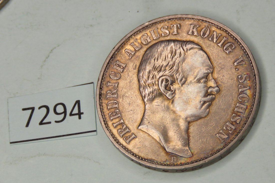  7294 Sachsen  1907 - 5 Mark   