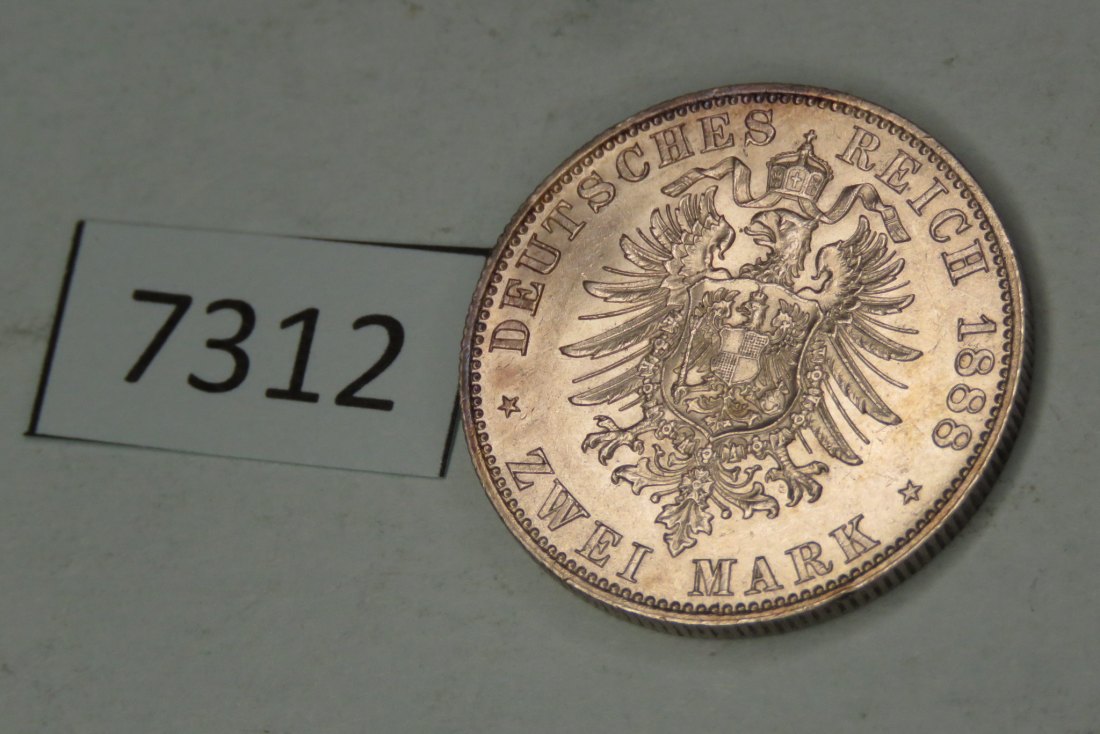  7312 Preussen - 1888 A - 2 Mark   