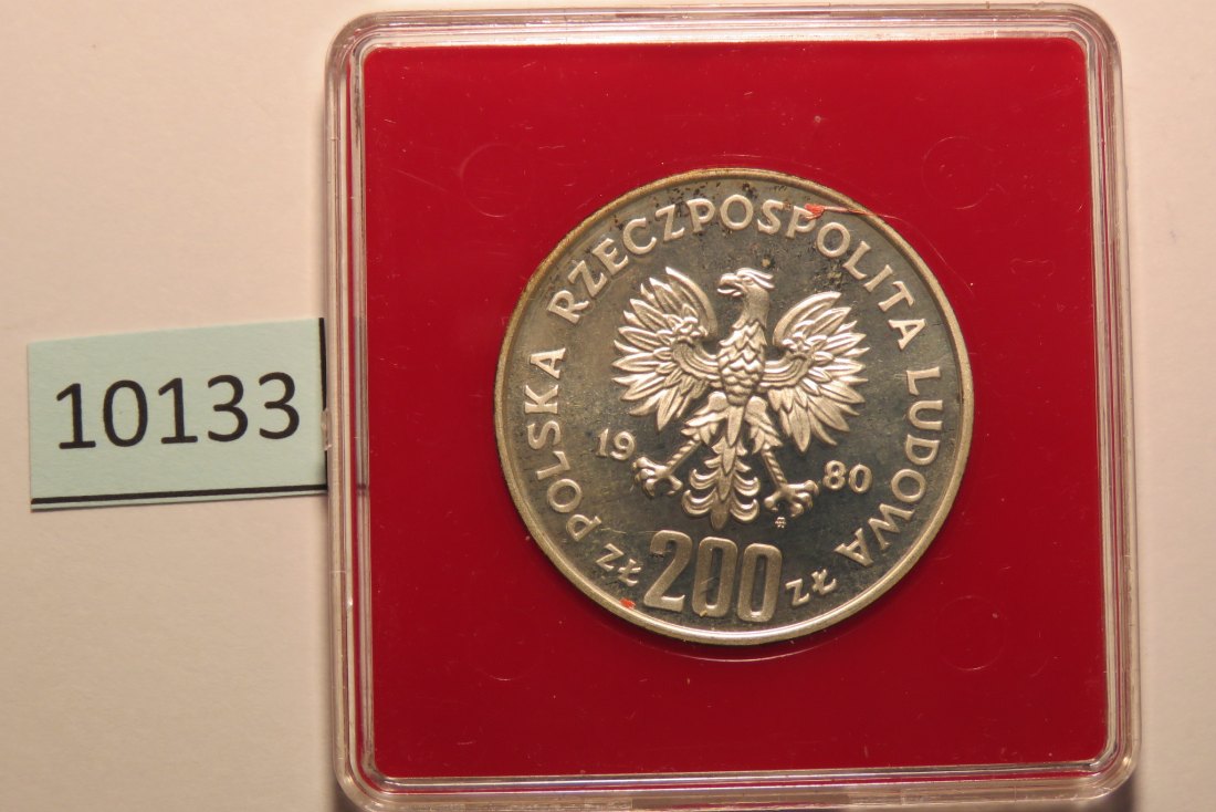  10133 Polen 1980 PROBA 200 zt Olympia Skilanglauf   