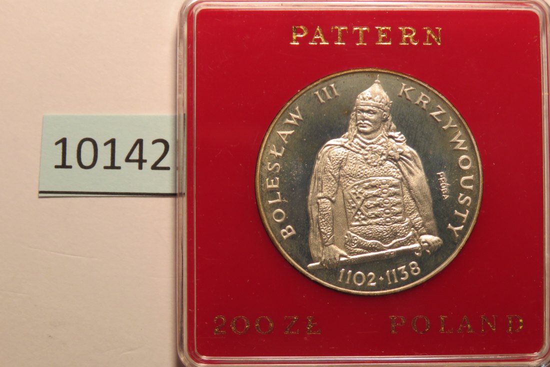  10142 Polen 1982 PROBA 200 zt - Boleslaw III.   