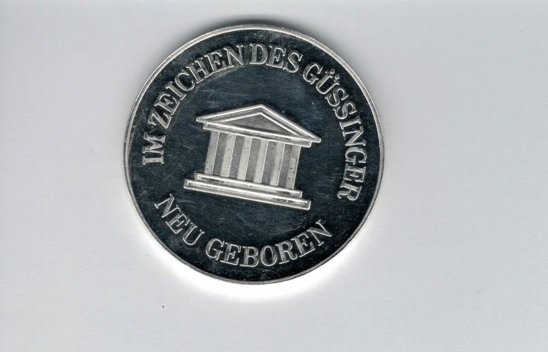  Silbermedaille Im Zeichen des Güssinger neu geboren Ag 800/26,7 g Österreich Spittalgold9800 (3469   