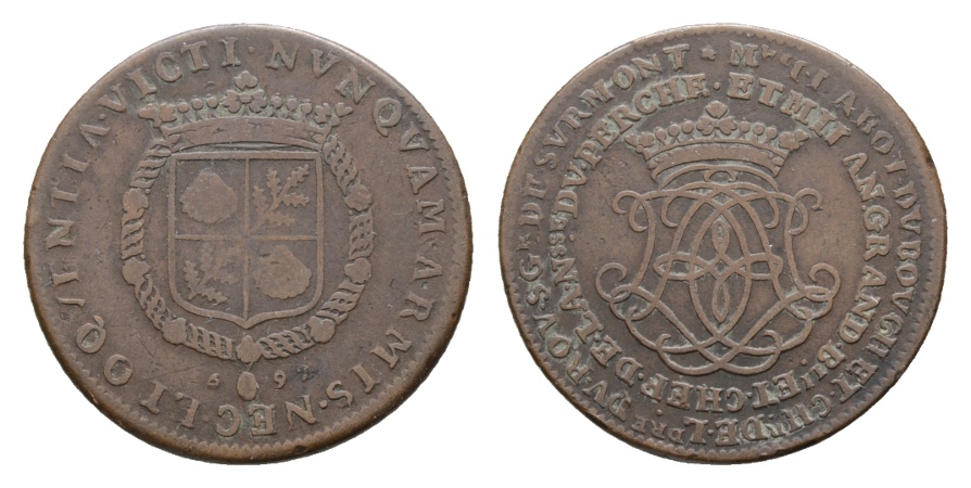  Medaille 1692; Bronze; 7,46 g; Ø 27,79 mm   