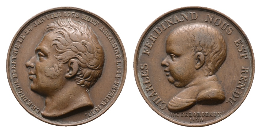  Medaille 1820; Bronze; 15,62 g; Ø 28,93 mm   