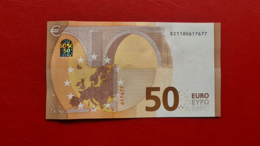  50 Euro 2017 EC Lagarde sehr guter Zustand, siehe Fotos   