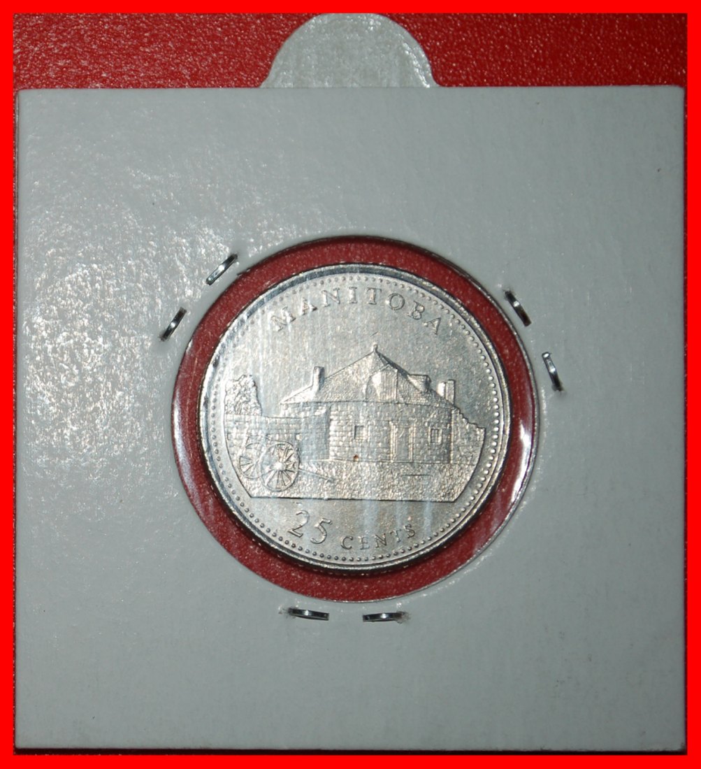  Ⰶ BASTION: CANADA ★ 25 CENTS 1867-1992 MINT LUSTRE! ELIZABETH II (1953-2022)★LOW START ★ NO RESERVE!   