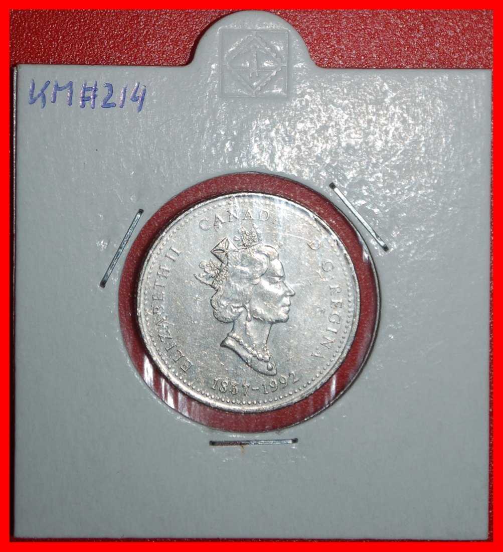  Ⰶ BASTION: CANADA ★ 25 CENTS 1867-1992 MINT LUSTRE! ELIZABETH II (1953-2022)★LOW START ★ NO RESERVE!   