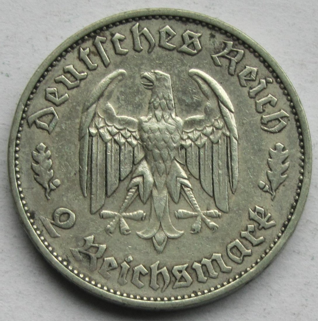  Deutsches Reich: 2 Mark Schiller (Jaeger 358), 1934   