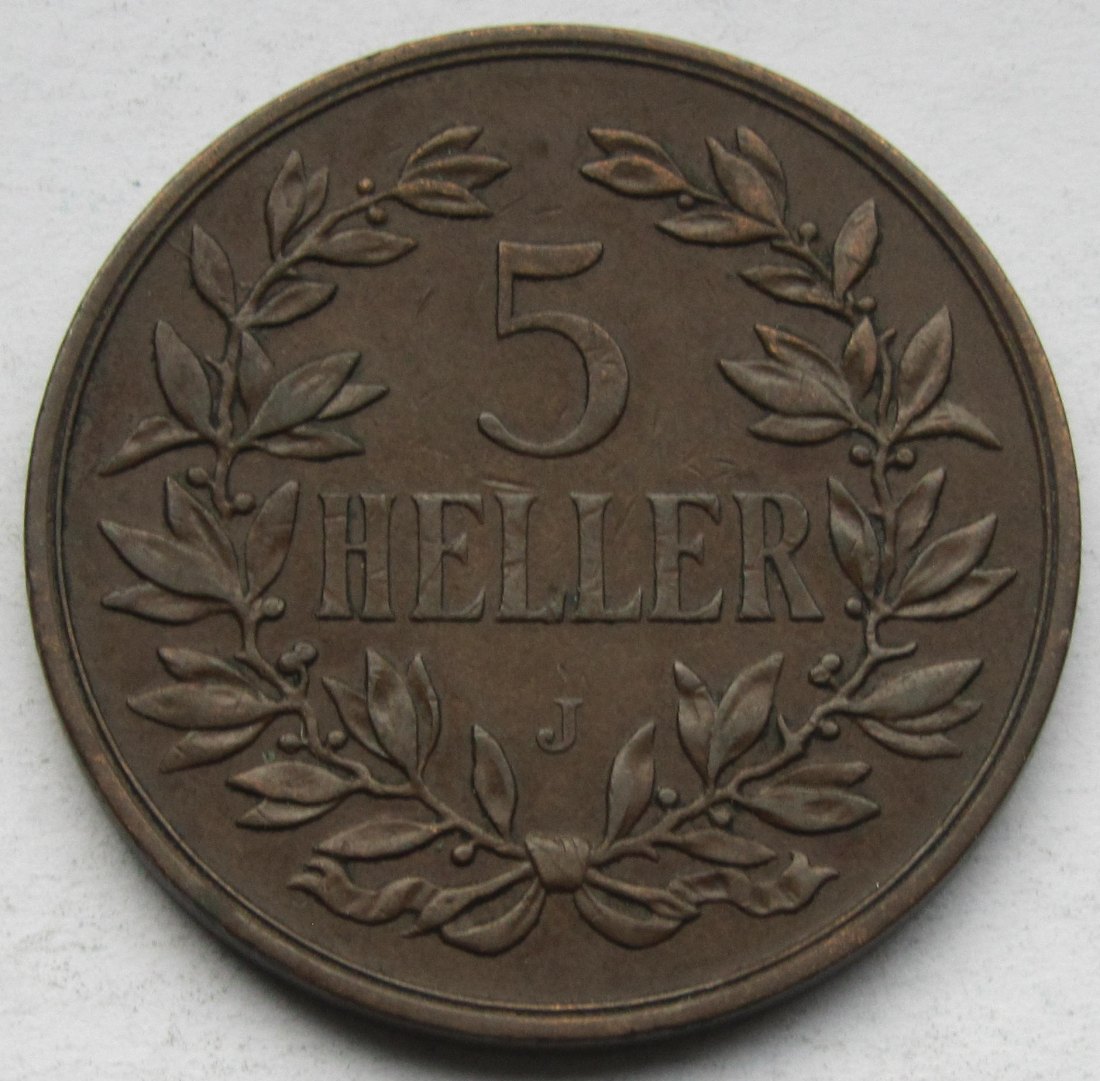  Ostafrika: 5 Heller 1908   