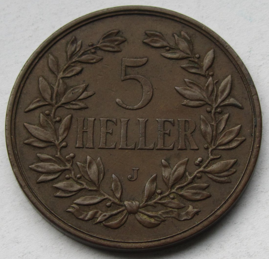  Ostafrika: 5 Heller 1909   