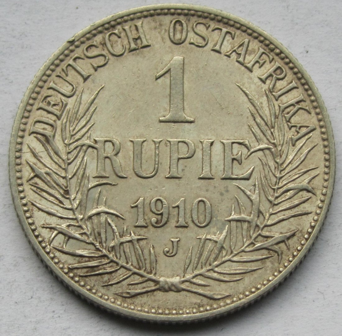  Ostafrika: 1 Rupie 1910   