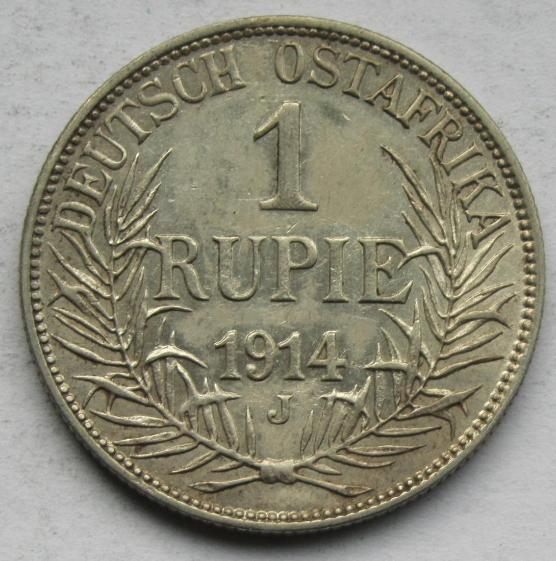  Ostafrika: 1 Rupie 1914   