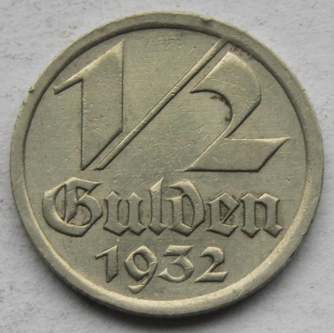  Danzig: 1/2 Gulden 1932   