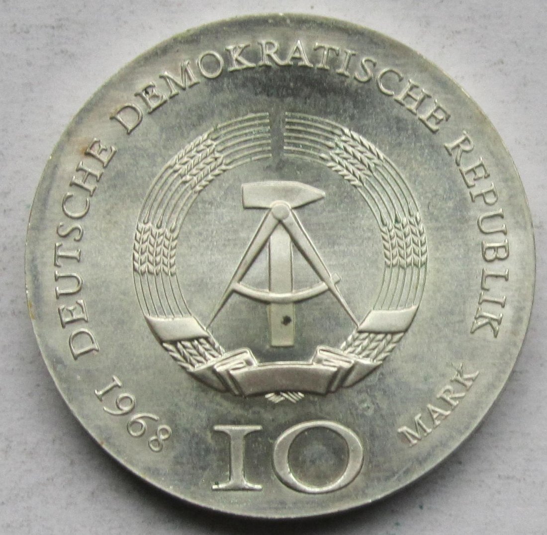  DDR: 10 Mark Gutenberg 1968   