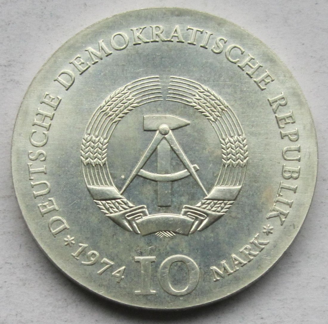  DDR: 10 Mark C. D. Friedrich 1974   