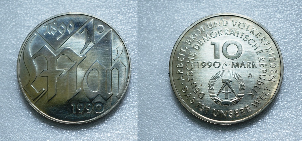  DDR 10 Mark 1990, 1. Mai   