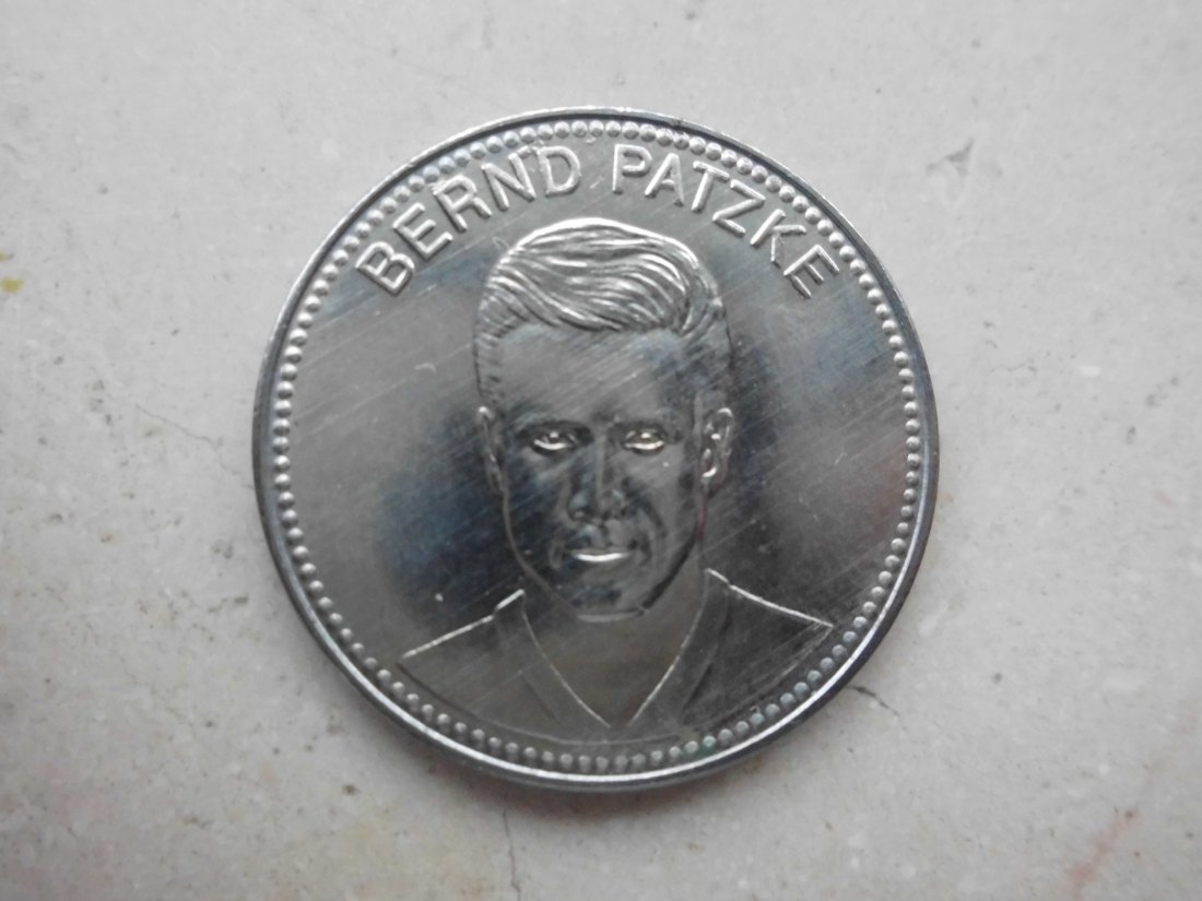  Shell-Medaille - WM 1970 in Mexiko: Bernd Patzke   