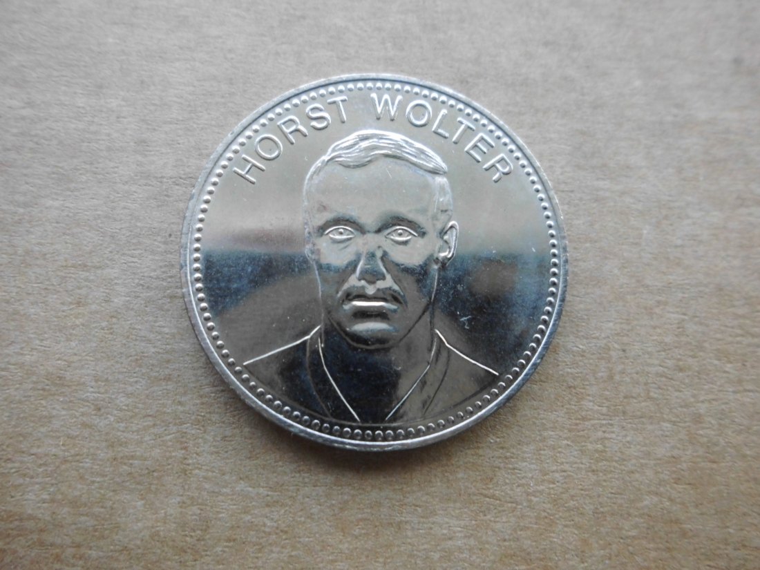  Shell-Medaille - WM 1970 in Mexiko: Horst Wolter   