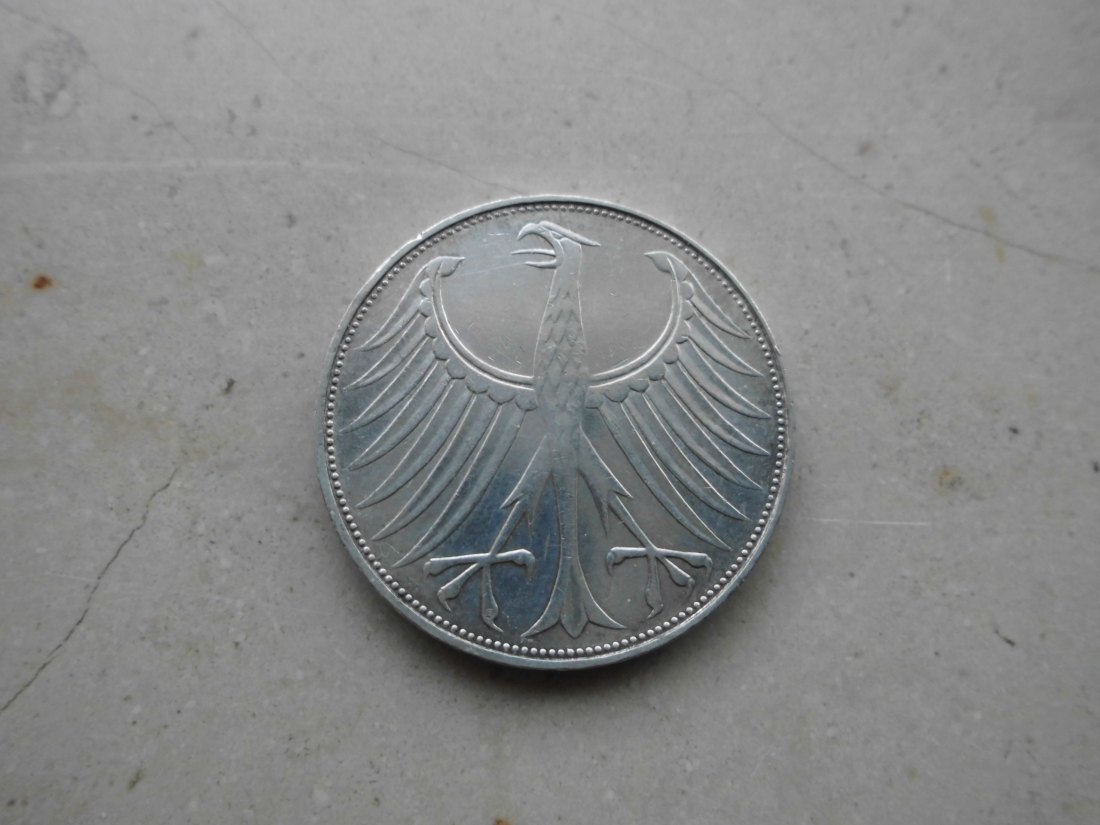  Bundesrepublik Deutschland: Kursmünze 5 DM (197^1)   