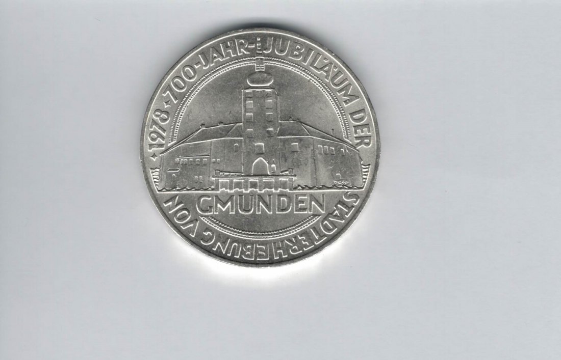  100 Schilling 1978 Stadt Gmunden Oberösterreich Ag Österreich 2. Republik (1914/17)   