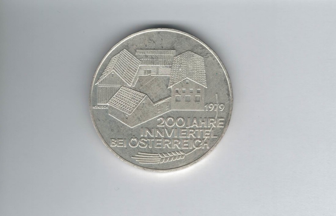  100 Schilling 1979 200 Jahre Innviertel bei Österreich silber Österreich 2.Rep (01914/22)   