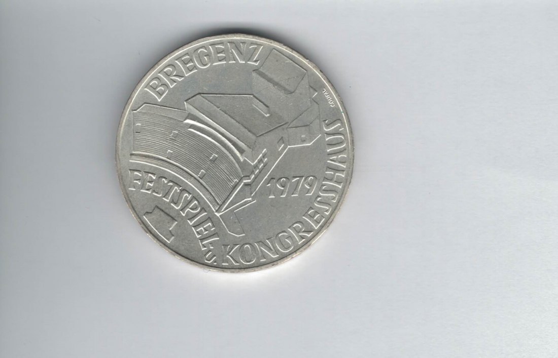  100 Schilling 1979 Festspiel Bregenz silber Österreich 2.Rep (01914/24)   