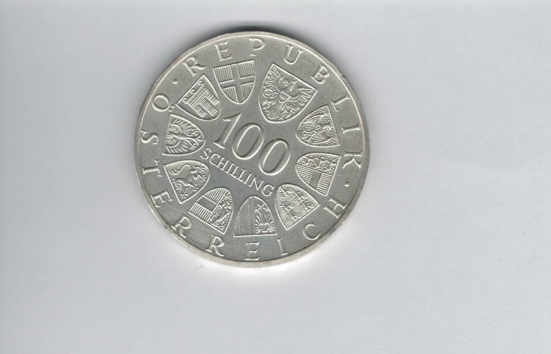  100 Schilling 1979 Festspiel Bregenz silber Österreich 2.Rep (01914/24)   