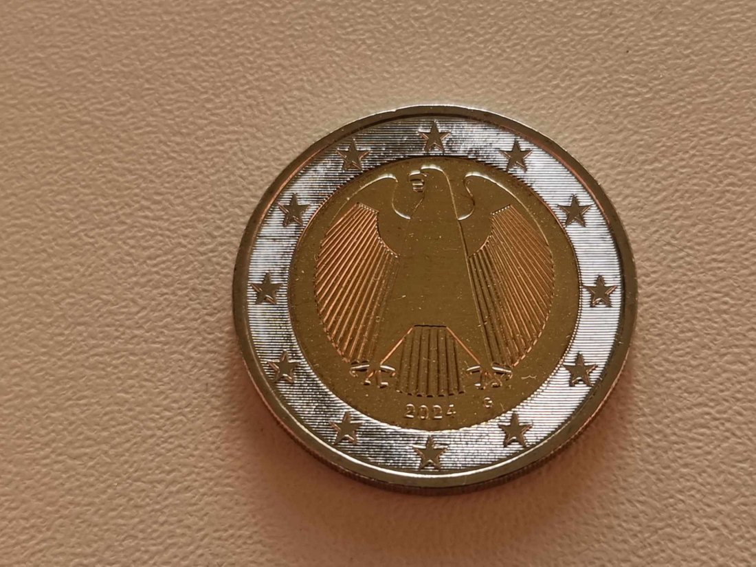  Deutschland 2 Euro 2024 G STG   