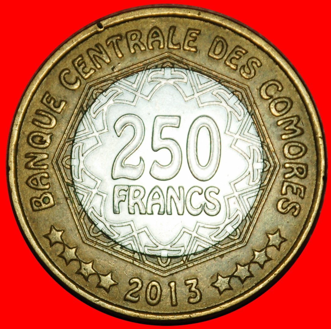  Ⰶ FRANCE 1981 2011: COMOROS ★ 250 FRANCS 2013 ERRORS!★LOW START ★ NO RESERVE!   