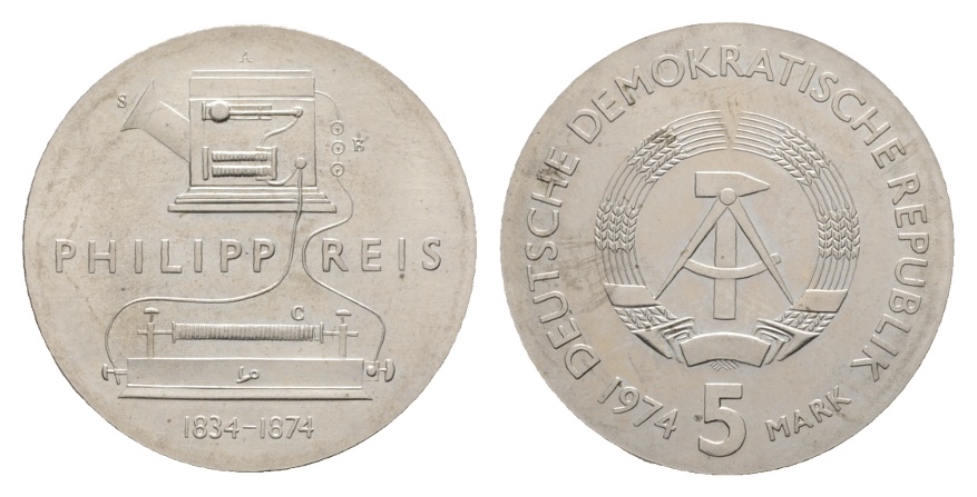  DDR; 5 Mark 1974   