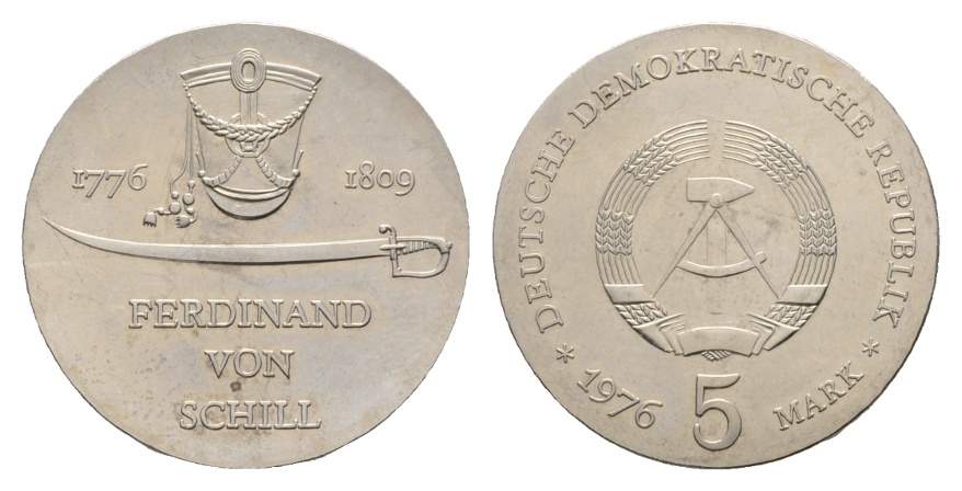  DDR; 5 Mark 1976   