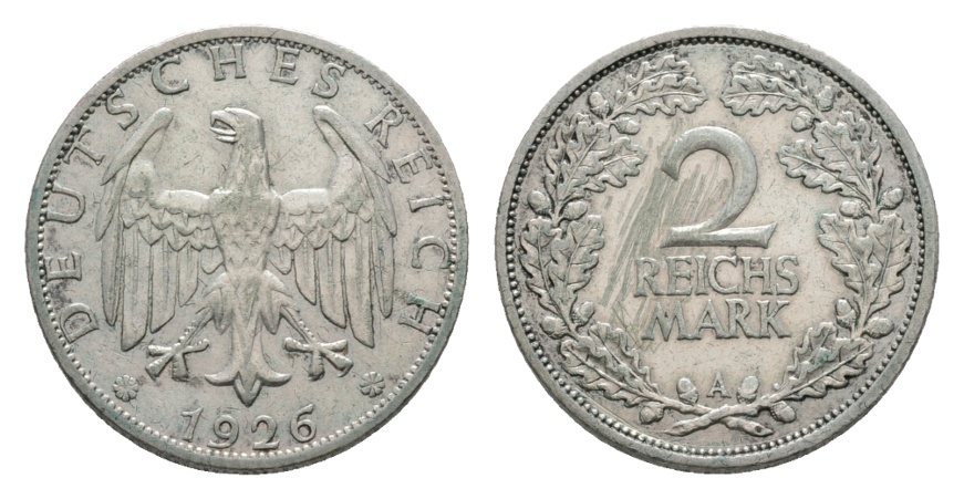  Deutsches Reich; 2 Mark 1926   