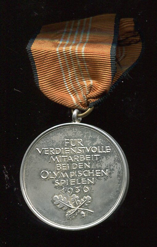  Medaille vom D. Reich 1936 Olympische Spiele   