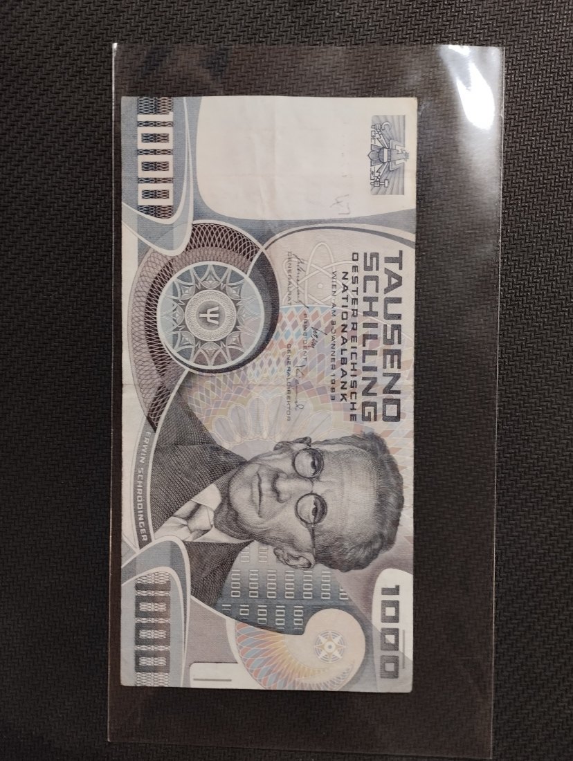  1983 Österreich 1000 Schilling Schrödinger   