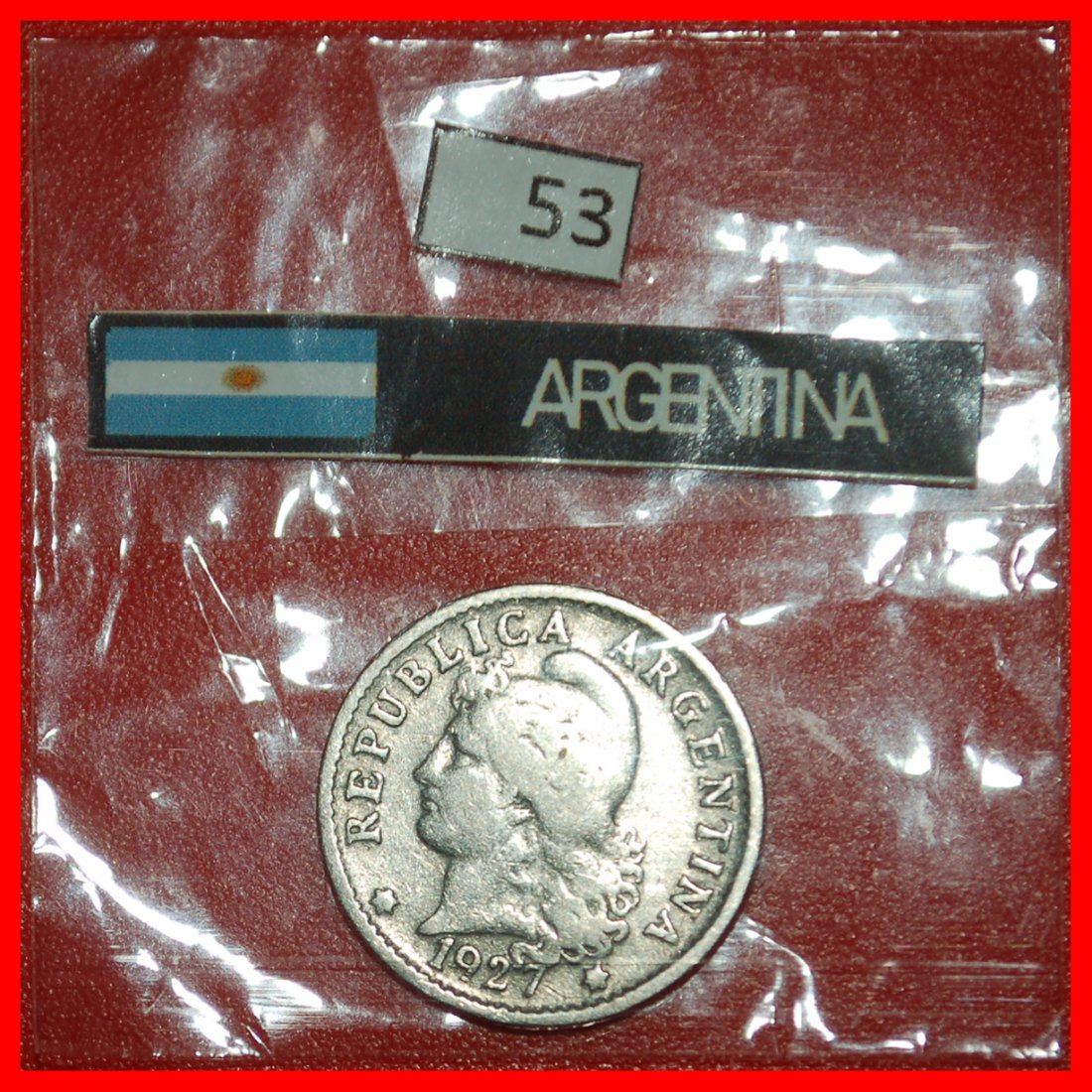  Ⰶ DAVIDSTERNE (1896-1942)★ ARGENTINIEN ★ 5 CENTAVO 1927! IN PACKUNG! OHNE VORBEHALT!   