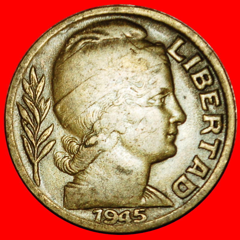  Ⰶ KUH (1942-1950): ARGENTINIEN ★ 20 CENTAVO 1945! OHNE VORBEHALT!   