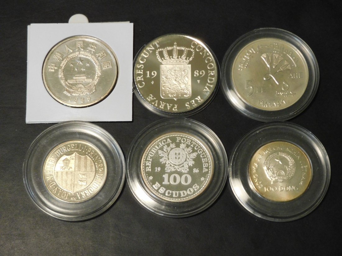  LOT 6 COINS READ BELOW.GRADE-PLEASE SEE PHOTOS.   