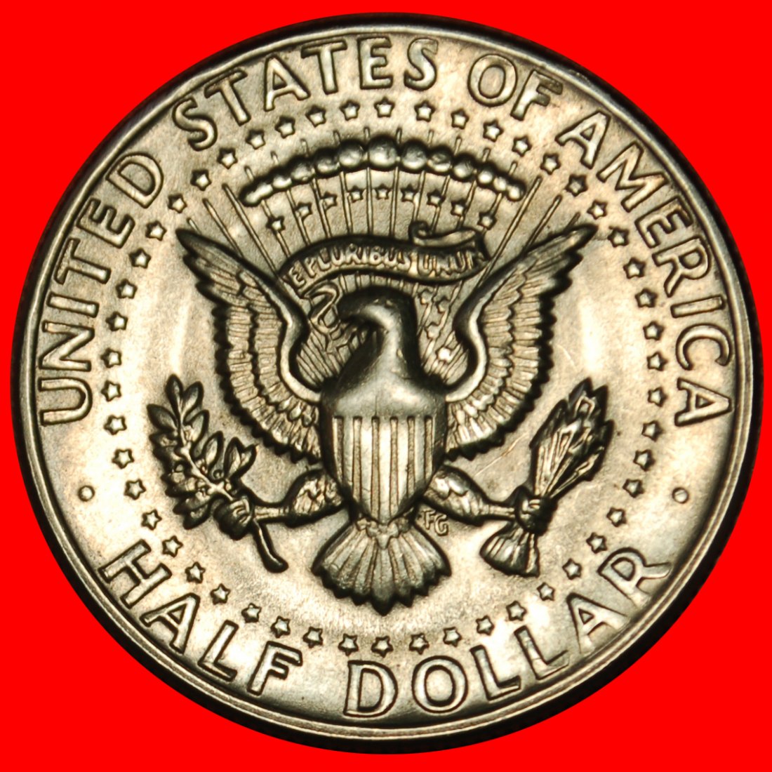  Ⰶ EAGLE (1964-2024): USA ★ 1/2 DOLLAR 1972D KENNEDY (1960-1963)! MINT LUSTRE!★LOW START★ NO RESERVE!   