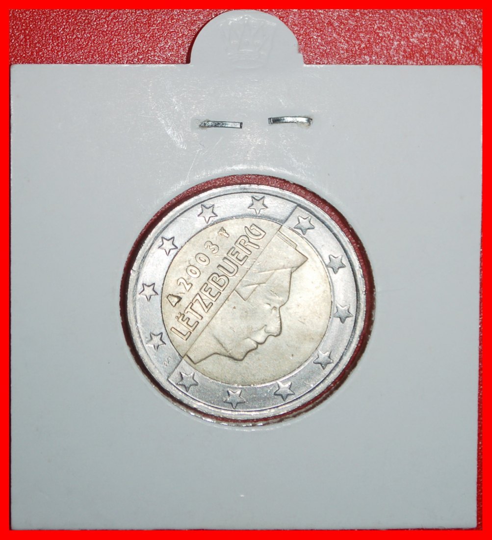  Ⰶ NIEDERLANDE PHALLISCHE TYP 2002-2006: LUXEMBURG ★ 2 EURO 2003! HENRI (2000-) STG ★OHNE VORBEHALT!   