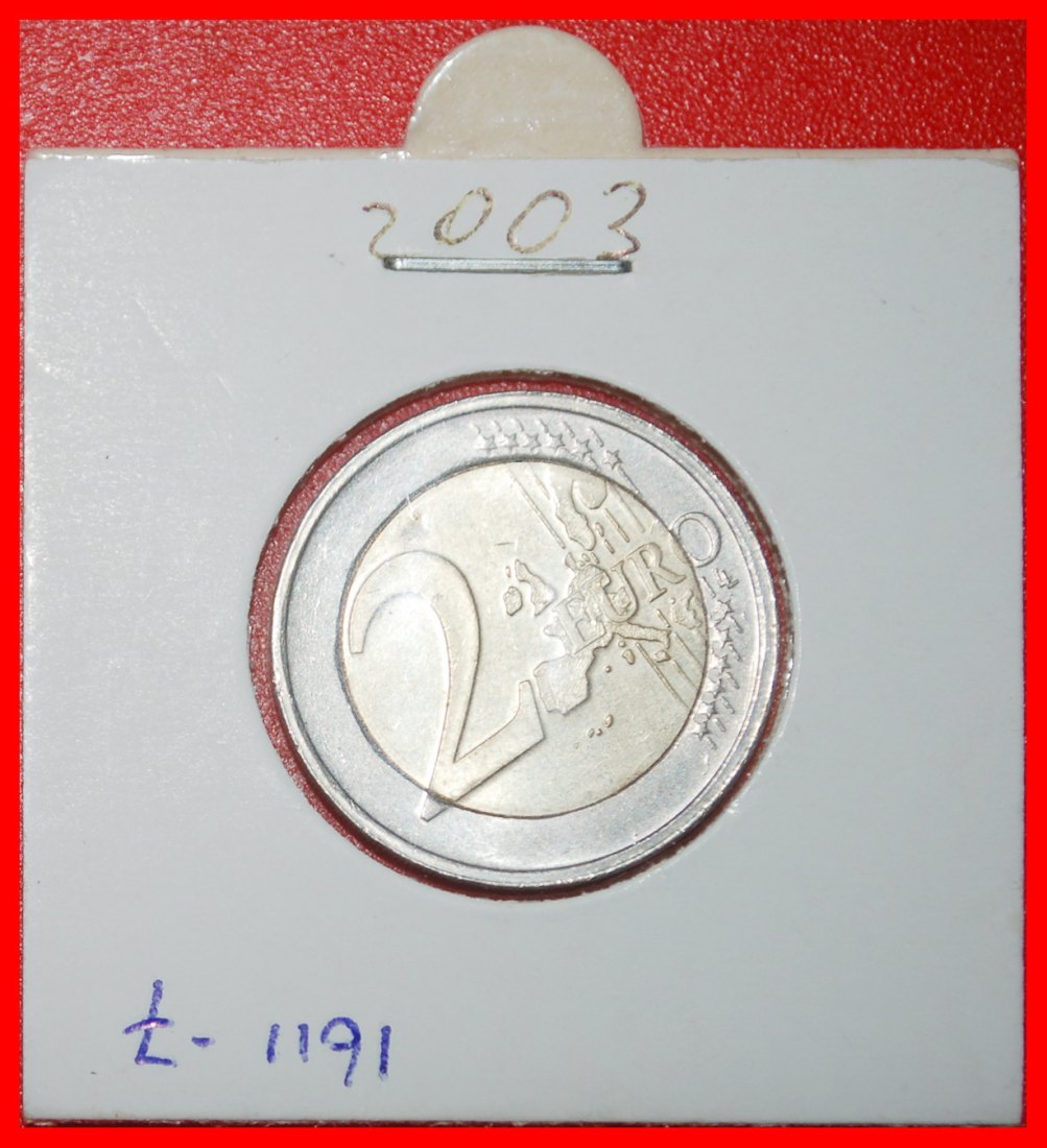  Ⰶ NIEDERLANDE PHALLISCHE TYP 2002-2006: LUXEMBURG ★ 2 EURO 2003! HENRI (2000-) STG ★OHNE VORBEHALT!   