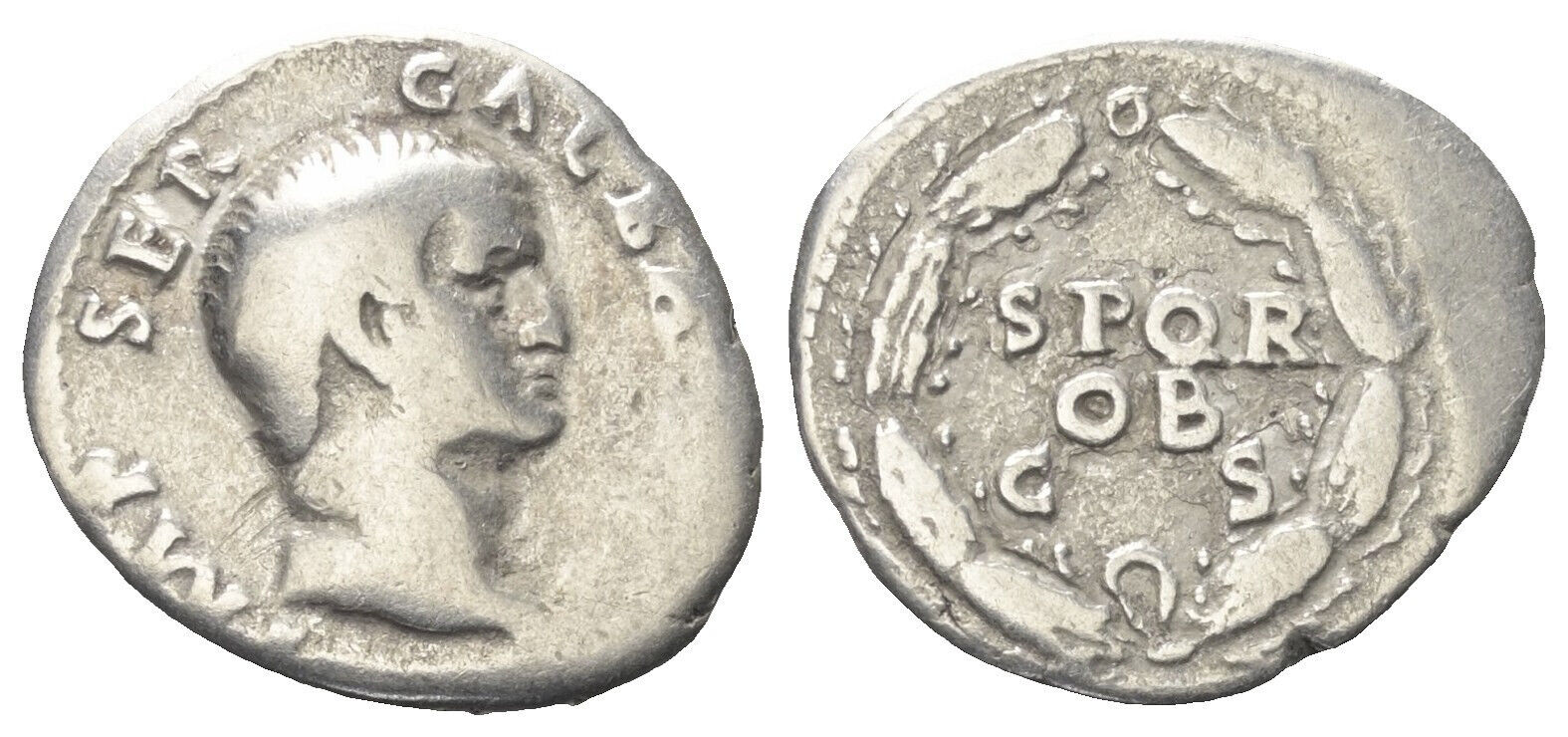  Galba 68-69 n.Chr Denarius Kaiser Römisches Reich Rom 1173/220   