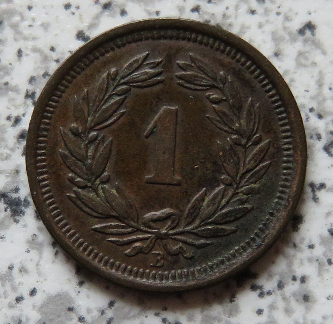  Schweiz 1 Rappen 1879 B   