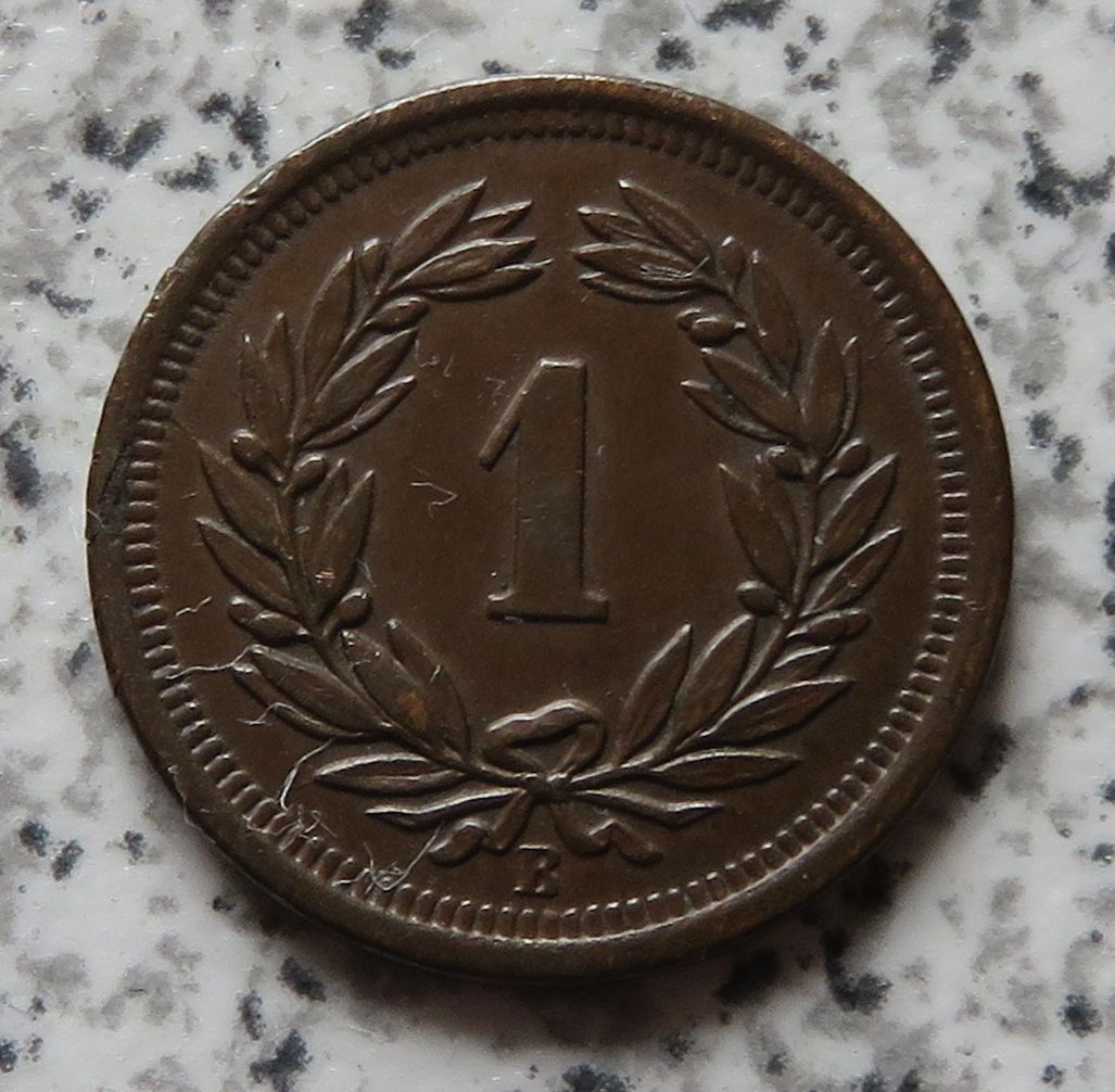  Schweiz 1 Rappen 1894 B   